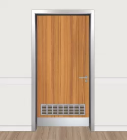 Annapurna Teak Tekmelikli Ve Menfezli Laminat Ofis Kapısı