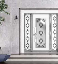Compo Desenli Modern Villa Giriş Kapısı