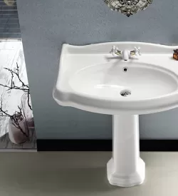 Model 1837 60Cm Etajerli Ayaklı Banyo Lavabosu