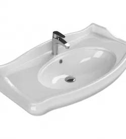 Model 1837 Etajerli 100X54 Ayaklı Banyo Lavabosu