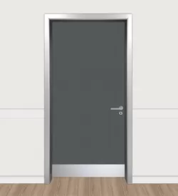 Obsidian Gray Alüminyum Kasalı Laminat Ofis Kapı